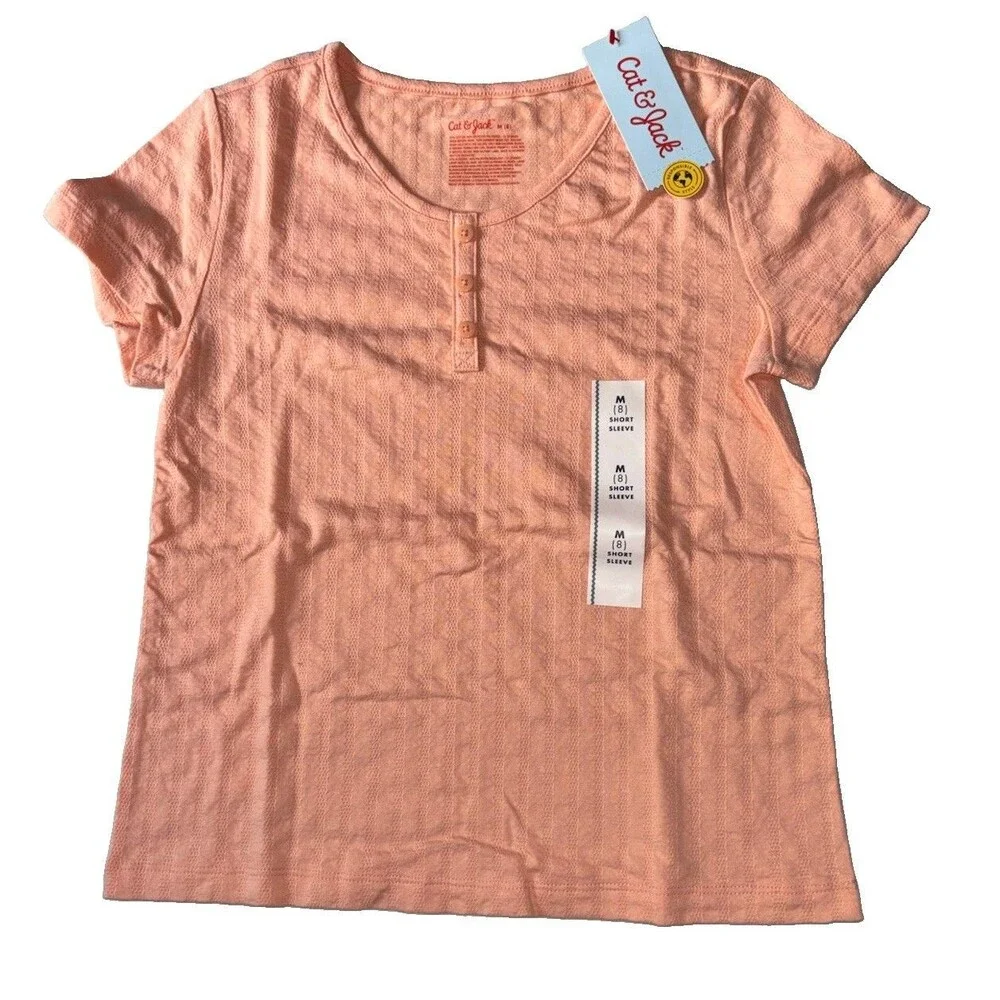 Cat & Jack All In Motion Girl’s Size 8 Summer Clothing Lot 6pcs NWT Tops Short
